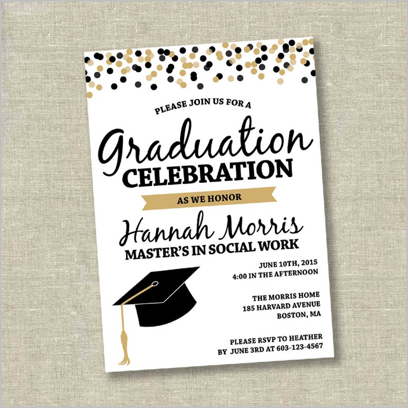 Graduation Invitation Maker Online Free Templates 1 Resume