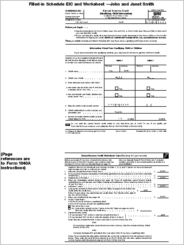 Ca Earned Income Tax Credit Worksheet 2022