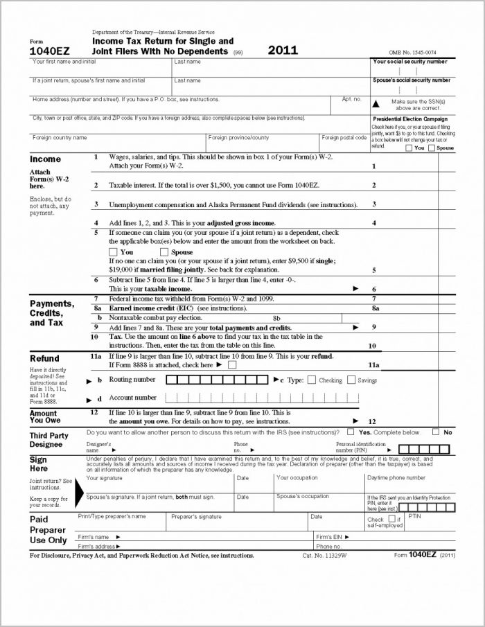 Irs Form 1040 Lines (56 Minus 46) Form : Resume Examples