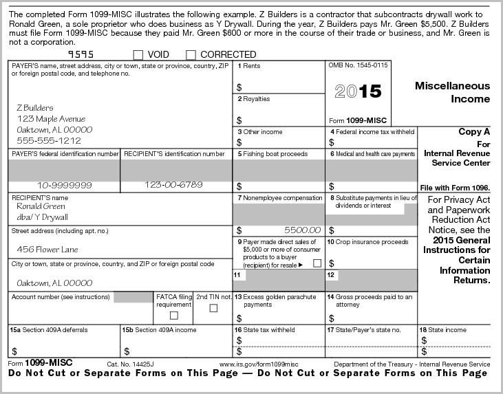 Irs 1099 Forms For Independent Contractors Form : Resume Examples