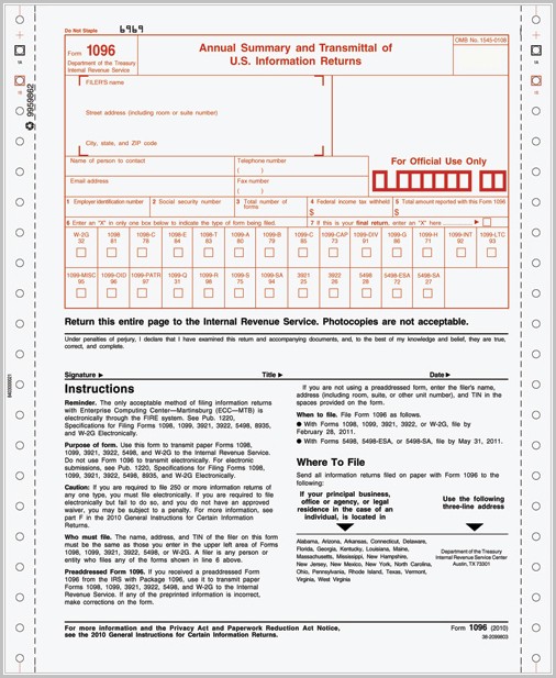 Irs 1099 Transmittal Form Form : Resume Examples