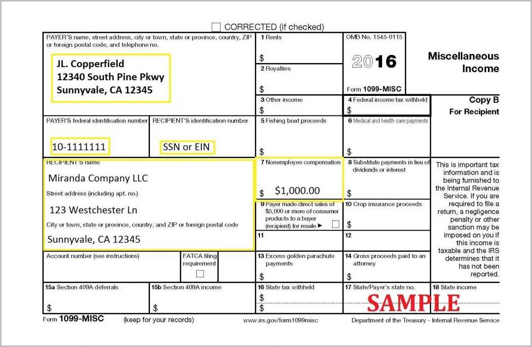 2018 1099 misc fillable forms