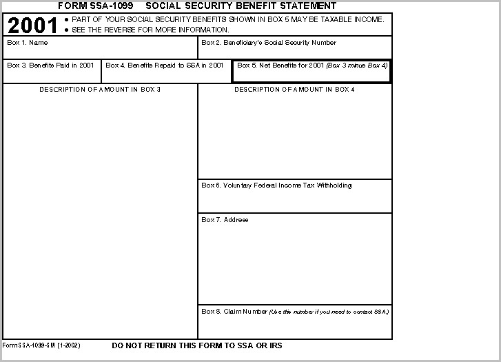 Irs Form 1099 Ssa Form : Resume Examples
