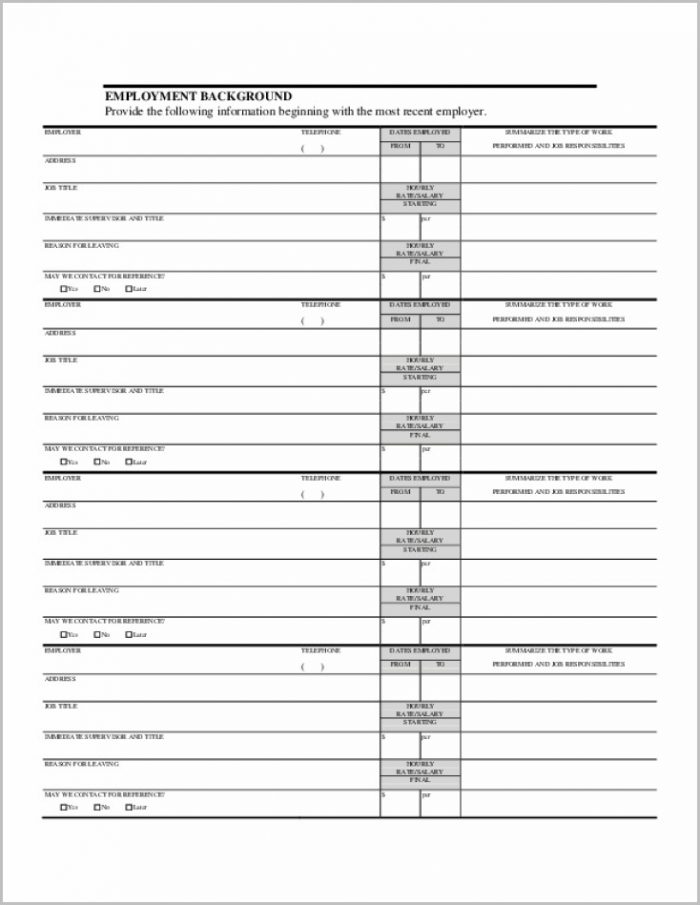 kroger job for application form Job Application For Form Mcdonalds Printable Job