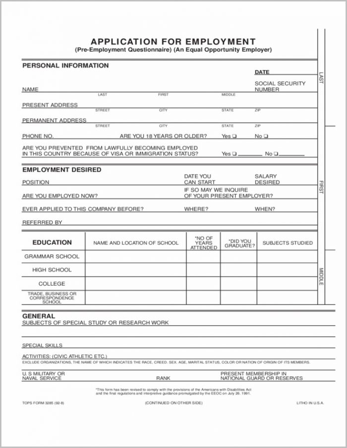 Walgreens Printable Job Application Printable World Holiday