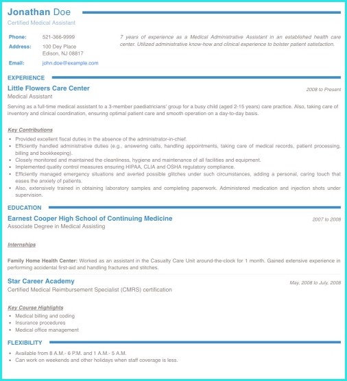 Best Resume Example Ideas