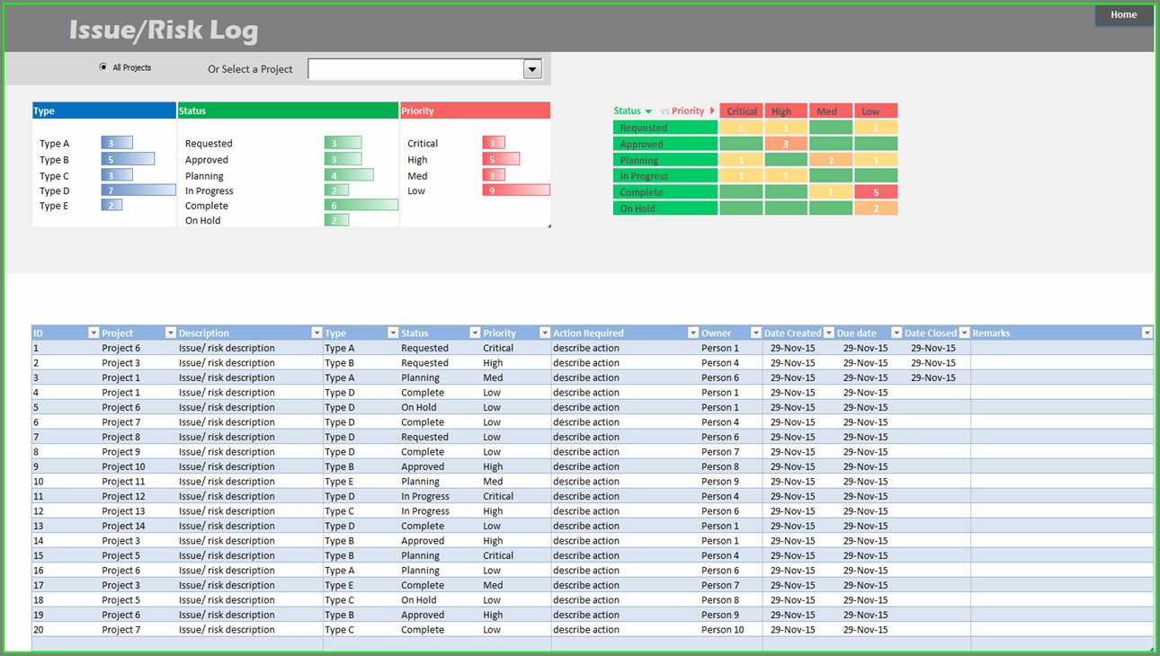 Recruitment Dashboard Excel Template Free Download