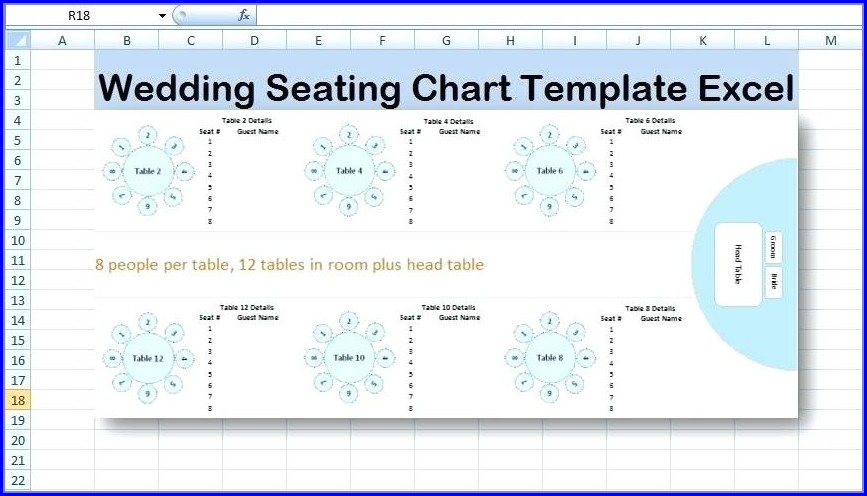 Seating Plan Free Wedding Seating Chart Template Microsoft Word ...