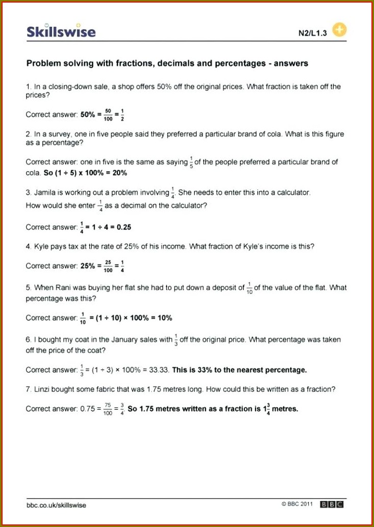 Mixed Operations On Fractions Worksheet - Printable Word Searches