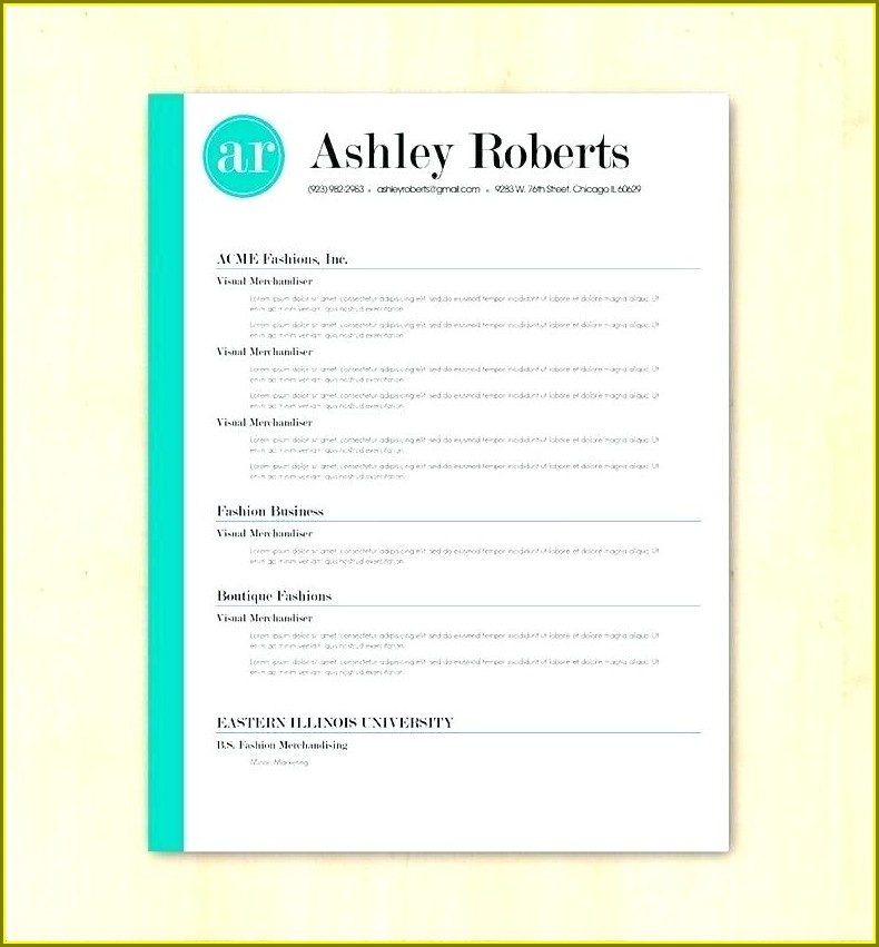 Job Application Simple Resume Format For Freshers Resume : Resume Examples