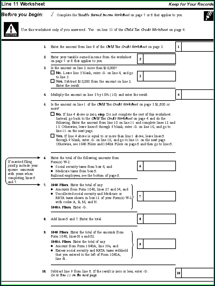 Earned Income Credit Table 2013 Worksheet Worksheet : Resume Examples