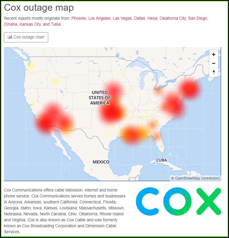 Dish Network Internet Outage Map Map : Resume Examples