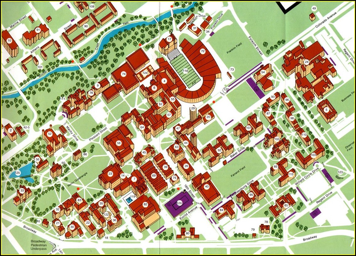 Cu Boulder Campus Map Pdf Map : Resume Examples