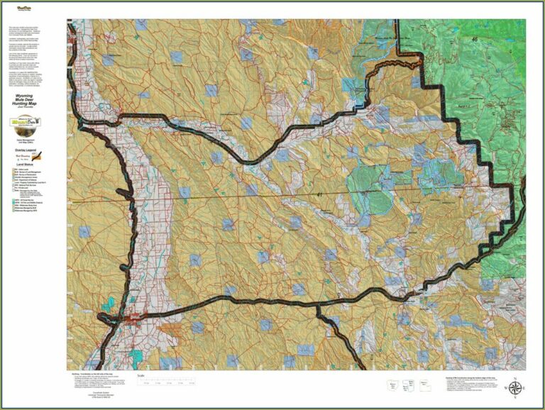 Wyoming Deer Hunting Area Map